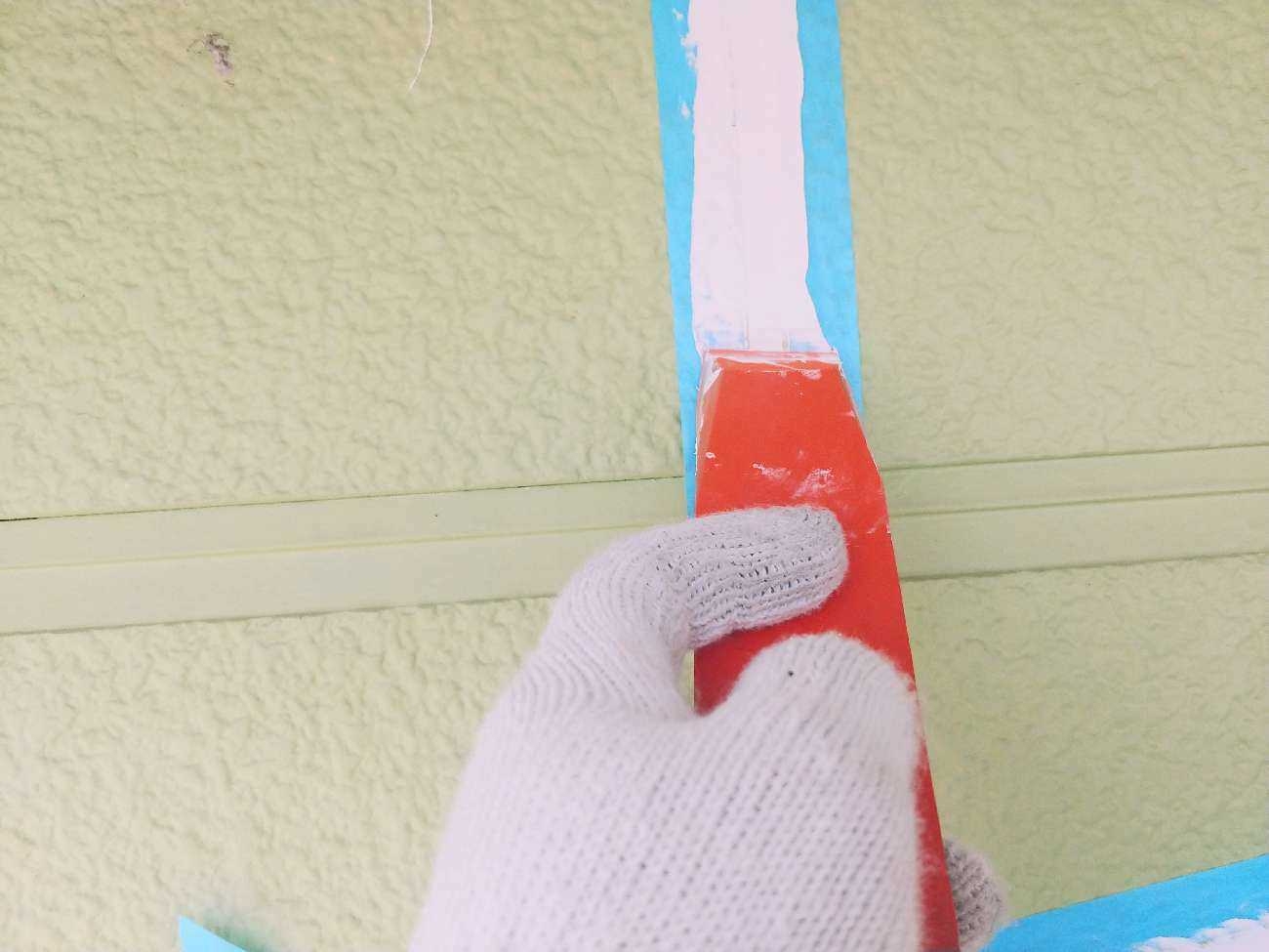 目地のシーリング施工写真